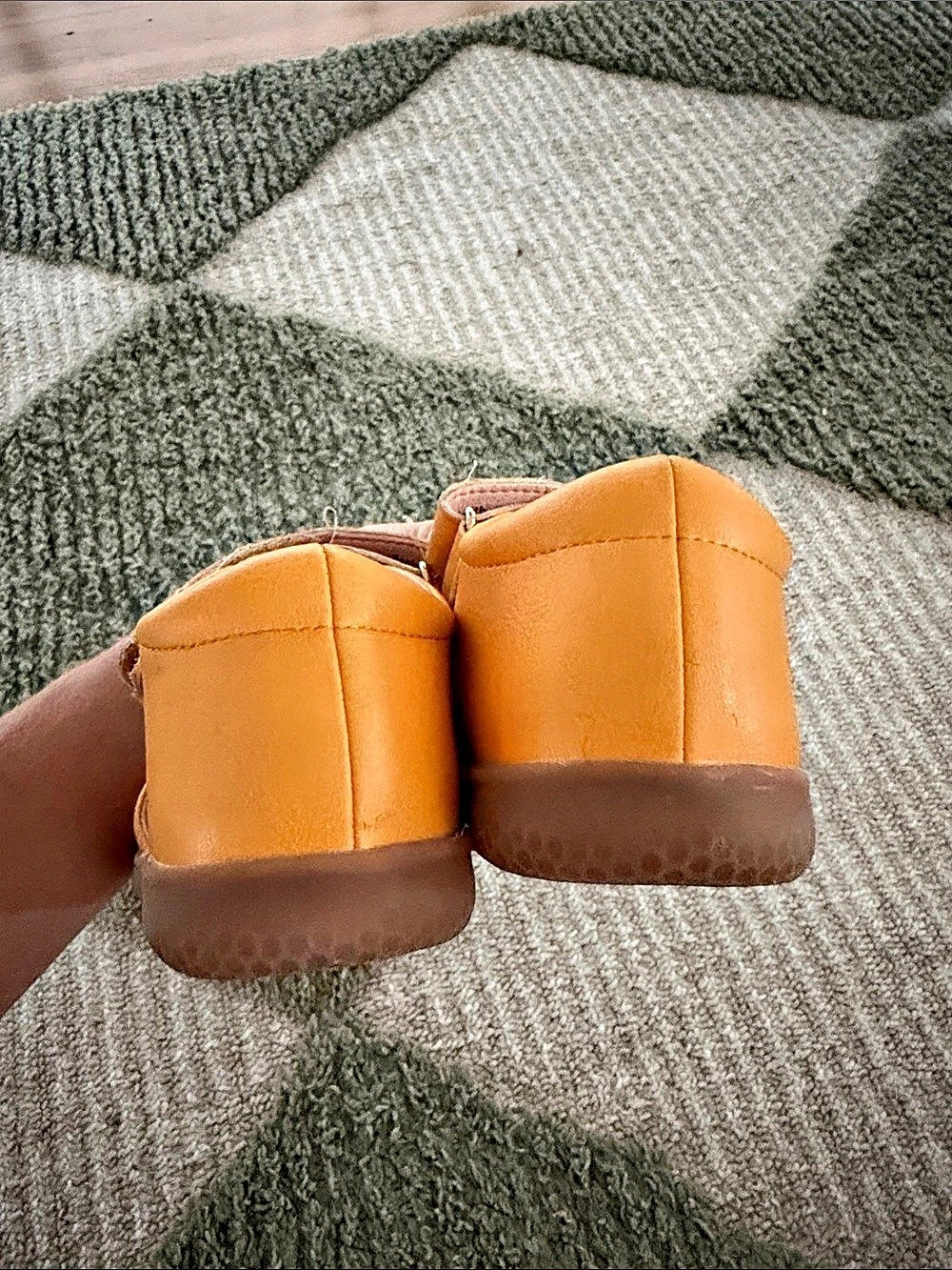 Livie & Luca Petal Sandals Cutout Orange & Brown US 11 - Picture 4 of 7